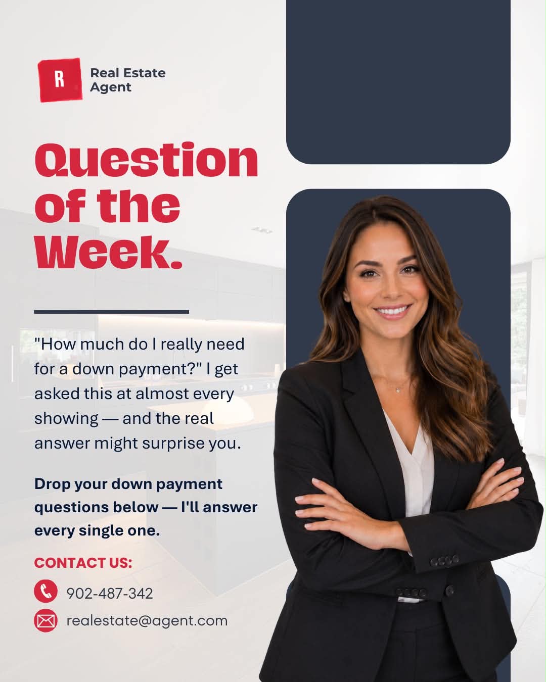 Question of the week — how much do I really need for a down payment?
